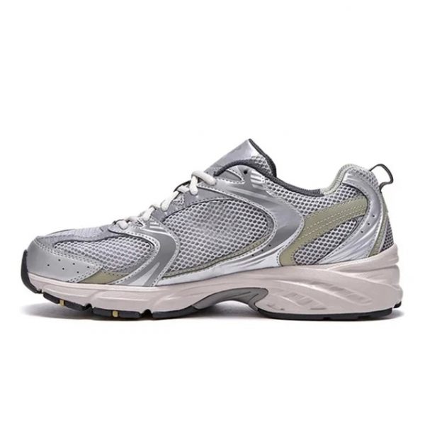 232342 Basic Runner Sneakers- Full Silver